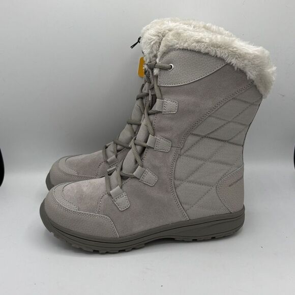 Columbia Womens Ice Maiden II Snow Boot Gray Size 8.5 New - Picture 1 of 9